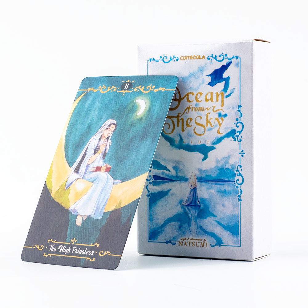 Tarot Cards Deck With Guidebook - 10.3*6cm Hand-Painted Watercolor Tarot Deck -