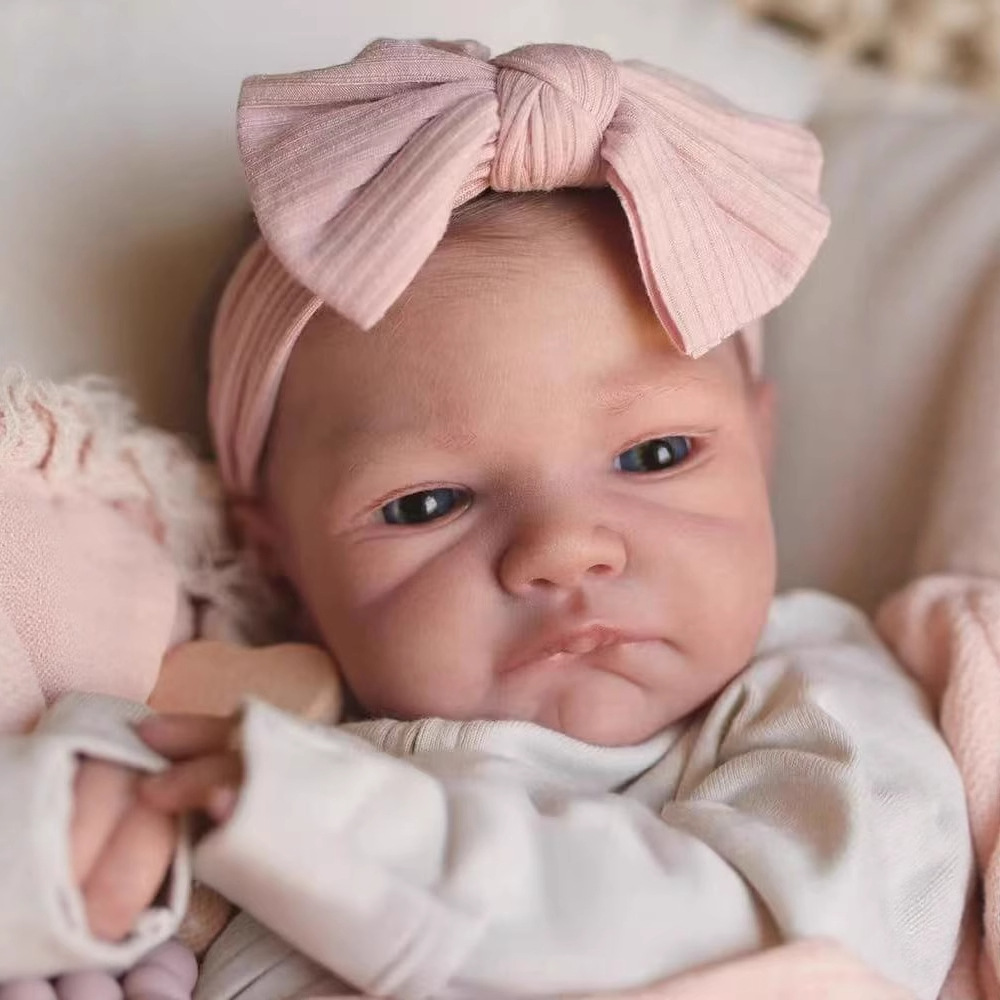 Reborn Baby Doll Silicone Realistic - 48CM Reborn Silicone Dolls August Awake